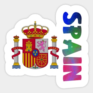 Spain Coat of Arms Design Sticker